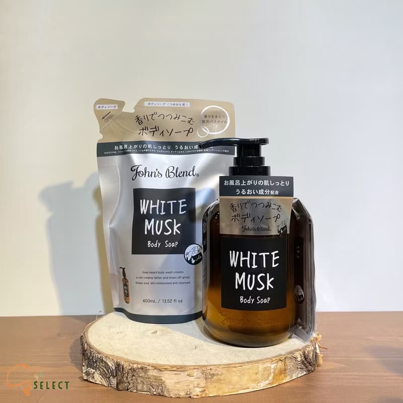 【John's Blend】日本製 沐浴乳460ml 白麝香 居家用品 身體清潔