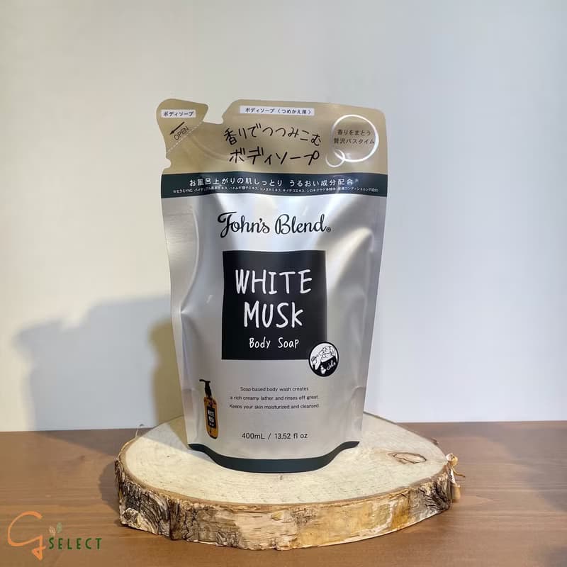 【John's Blend】日本製 沐浴乳460ml 白麝香 居家用品 身體清潔
