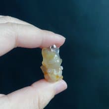 櫻花瑪瑙 九尾狐仙 愛情守護 桃花 人緣 項鍊 S925銀叩頭 禮物