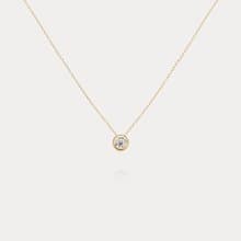 Bubble D. | 0.10ct-0.20ct 泡泡包鑲 八心八箭 天然鑽石18K項鍊