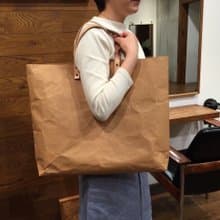 手提袋 Tote Bag Grand 大包包 /肩背包 : Tyvek and Kraft paper bag /防水 /抗撕破 /牛皮紙 /日常包款