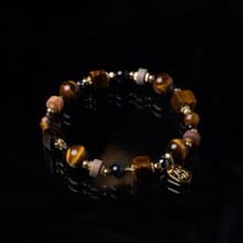 萃取生活 // C1575黃虎眼畢加索石手鍊