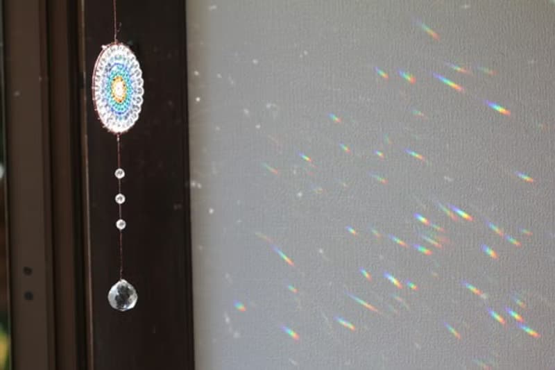 虹　レインボー曼荼羅サンキャッチャー