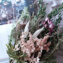 禮物花束 - 新鮮乾燥花束 插瓶花束 植物花束 (附手寫英文祝福卡)