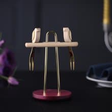 派對鳥叉系列_紫金派對 木質餐具家飾