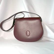 Cartier Red Must De Cartier Leather Crossbody Bag 側背包