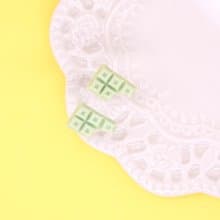Playful Design 咬一口抹茶巧克力塊耳環