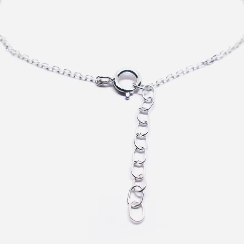 しずくアクアマリンカボションSV925ネックレス【Pio by Parakee】aquamarine necklace