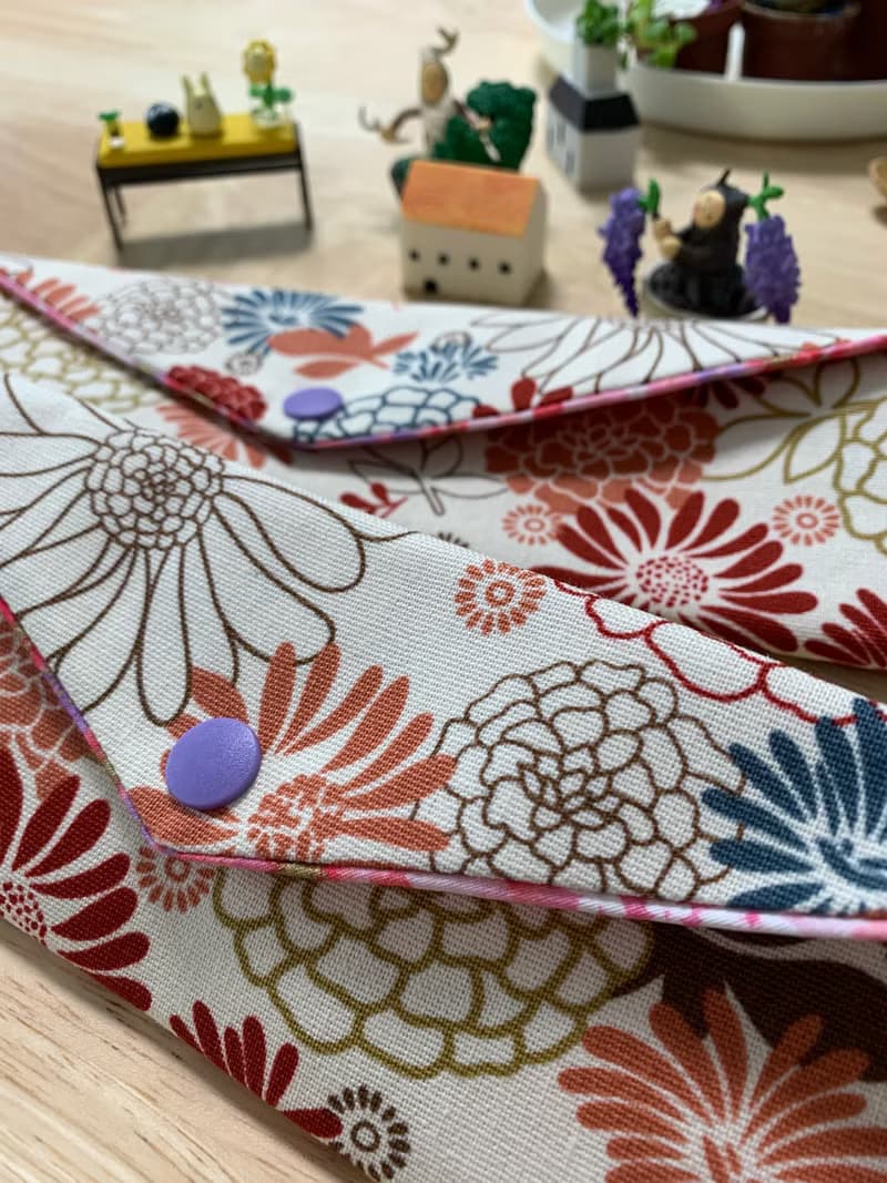 文青風環保純棉筷袋 花花世界 優質原胚 百花綻放 日本 潮物 收納