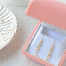 K金 耳環 日本製造 耳針 輕珠寶 聖誕飾品