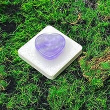 天然夢幻漸層螢石小小愛心盤 增智慧 消磁淨化 療癒 開運 淨化