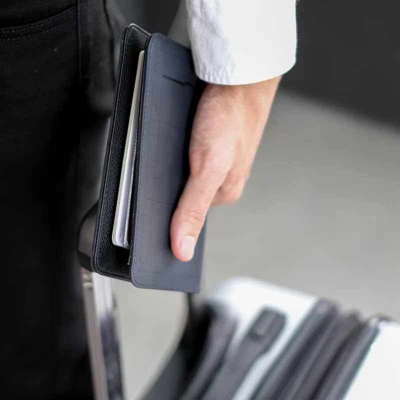 HYPE PASSPORT HOLDER - BLACK ONYX #CUTTINGMAT from Least studio.