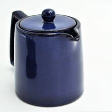 湛放藍咖啡花茶兩用壺 情人節禮物 禮物