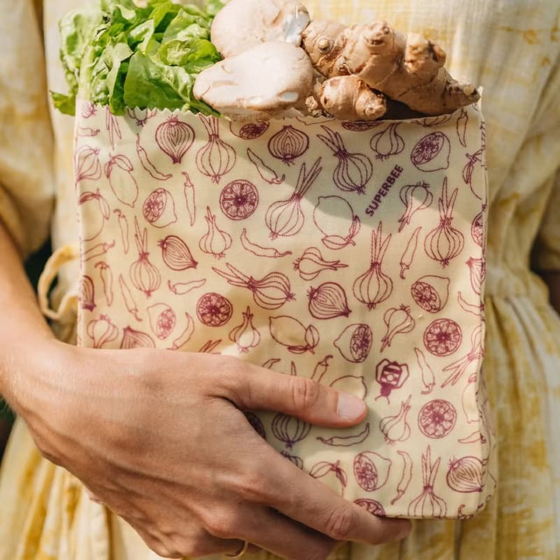 Superbee蜂蠟環保便利保鮮袋|食品袋 中號 middle