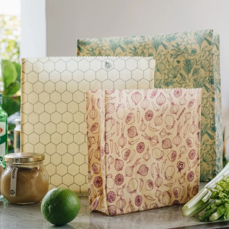 Superbee蜂蠟環保便利保鮮袋|食品袋 中號 middle