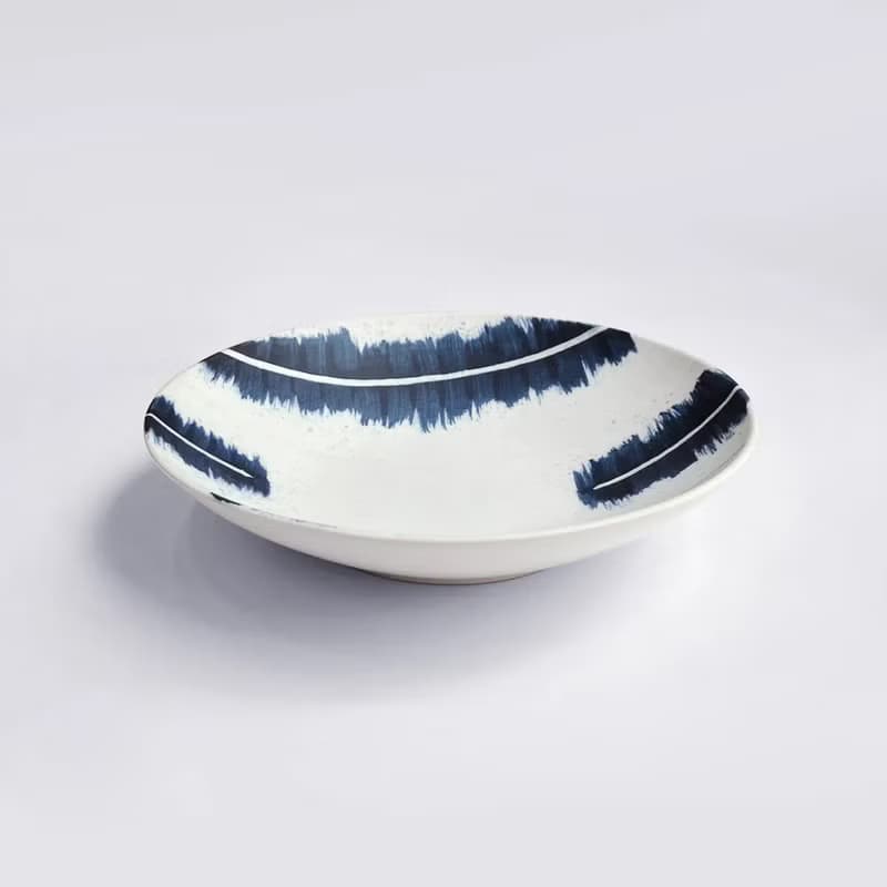 【303select】日本有田燒  吳須染刷毛帶柄碗盤 盤  多尺寸