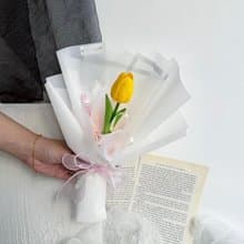 伊登花室 仿真花 鬱金香花束 單個販售