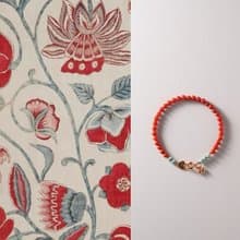 原創諸柿如意南紅手串女小米珠串珠紅瑪瑙手鏈