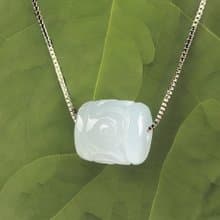 【萬事亨通】冰種翡翠雕花路路通項鍊| 天然緬甸玉翡翠A貨 | 送禮