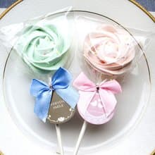 婚禮小物-玫瑰馬林糖(滿百份免費印名字) | 桌上迎賓禮 生日分享