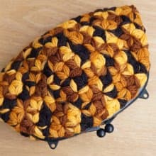 Ba-ba handmade Jasmine Stitch crochet Petit bag No.C1495