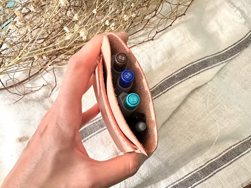 插口袋筆套 好好縫 皮革DIY材料包 便攜筆袋 真皮 實用 生日禮物