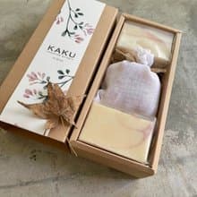 檜木禮盒/檜木小香包/檜木皂2入
