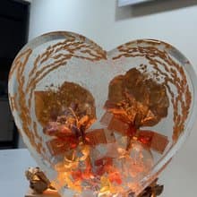 愛心裝飾小夜燈 情人節禮物 母親節 紀念品