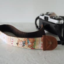 絕版商品 |手作減壓相機背帶 相機背繩 相機帶 (熊熊鴨子兔子-黃)