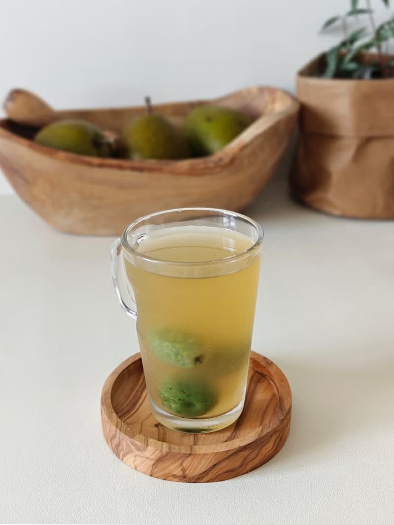 橄欖木杯托掛耳咖啡架組合