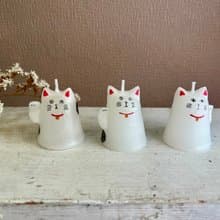 招き猫キャンドル