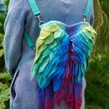 Small Winged Backpack-Bag, Bird of Paradise, available for purchase