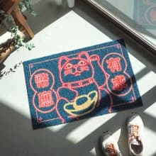 好運招財貓刮泥地墊-有求幣應