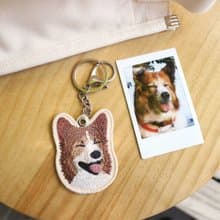 【毛小孩】兩入寵物刺繡鑰匙圈
