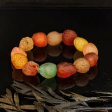 阿拉善原石瑪瑙手鍊-1  ( Alashan Rocks Bracelet-1 )