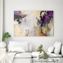 Purple Abstract painting | Abstract purple wall art | Purple | Pink Avalanche 2