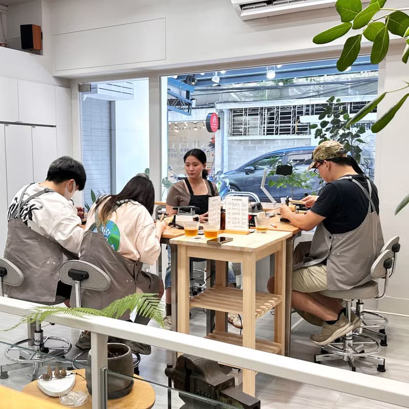 【體驗】新北金工 一人方案 鍛敲金工手環體驗 純銀手環一只 文化幣