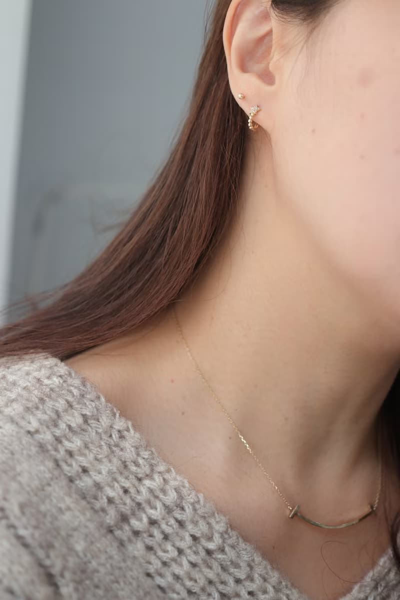 14K Star Ball Lock Earring 星星珠珠耳扣耳環