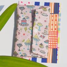 甜點下午茶/英國防水布寶寶餐具收納袋