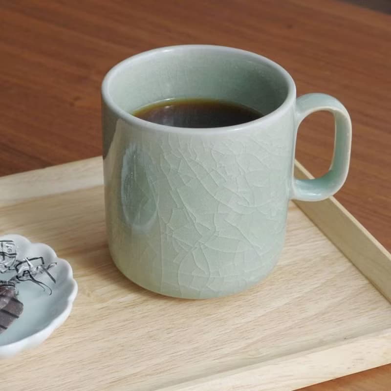 【父親節禮物】鍋島青瓷 冰裂紋馬克杯