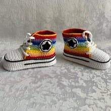 Cute Converse Baby Booties Baby Newborn Shoes Gift Baby Reveal Party Family Look