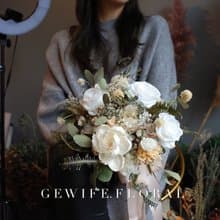 迷霧森林 永生新娘捧花/婚禮/花束