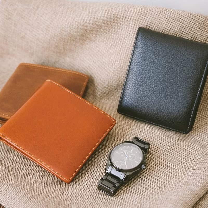 【禮盒】抽取式真皮拉鍊短夾 X518 黑