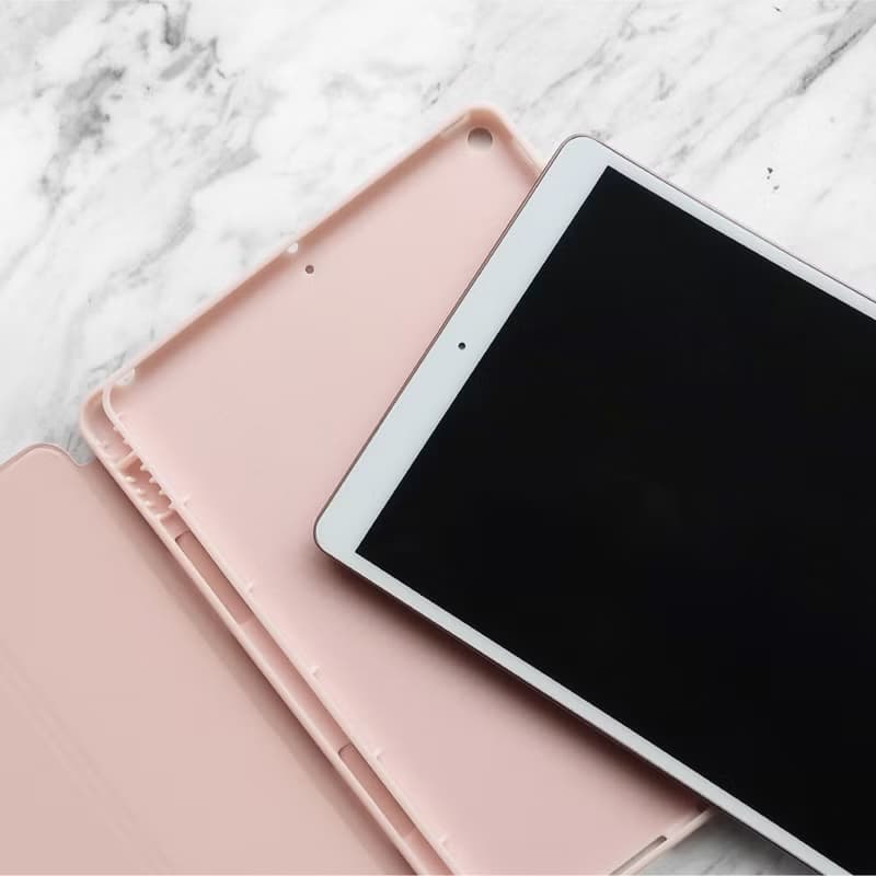 iPad case 12.9/Air5/iPad 9/mini 6 戀戀水蜜桃 皮革平板保護套