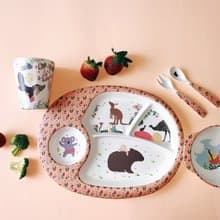 澳洲Suki McMaster 美耐皿兒童餐具5件套裝-免郵