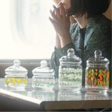 【兩件75折】日本ADERIA 昭和復古花朵玻璃罐360ml/680ml 共5款