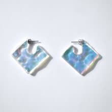 オーロラ水面ピアス/イヤリング