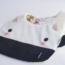 Bucute牛牛口水巾/寶寶的彌月禮物/口水巾/彌月