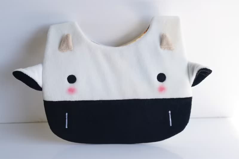 Bucute牛牛口水巾/寶寶的彌月禮物/口水巾/彌月