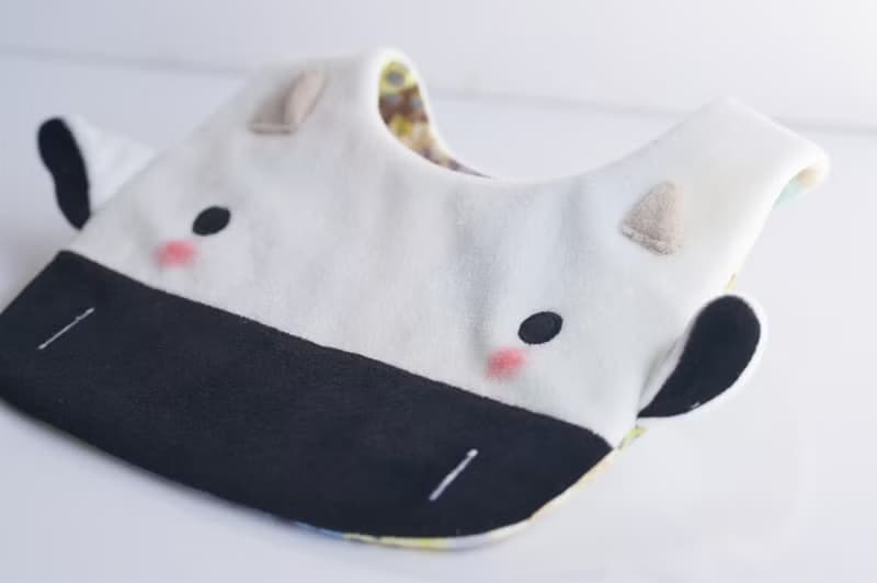 Bucute牛牛口水巾/寶寶的彌月禮物/口水巾/彌月